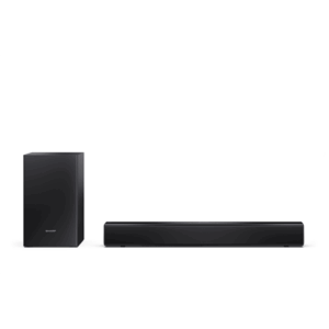 Sharp Compact 2.1 Soundbar with Wireless Subwoofer | HT-SBW121 | 240 W | Bluetooth | Black | Wireless connection - Image 2