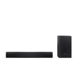 Sharp Compact 2.1 Soundbar with Wireless Subwoofer | HT-SBW121 | 240 W | Bluetooth | Black | Wireless connection - Image 3