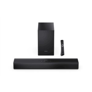Sharp Compact 2.1 Soundbar with Wireless Subwoofer | HT-SBW121 | 240 W | Bluetooth | Black | Wireless connection - Image 4