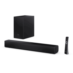 Sharp Compact 2.1 Soundbar with Wireless Subwoofer | HT-SBW121 | 240 W | Bluetooth | Black | Wireless connection - Image 6