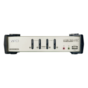 Aten 4-Port PS/2-USB VGA/Audio KVMP Switch with OSD | CS1734B - Image 3