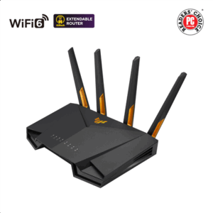 Wireless Router|ASUS|Wireless Router|3000 Mbps|Mesh|Wi-Fi 5|Wi-Fi 6|IEEE 802.11a/b/g|IEEE 802.11n|USB 3.1|1 WAN|4x10/100/1000M|Number of antennas 4|TUF-AX3000 - Image 8