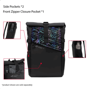 Asus BP4701 ROG BACKPACK/15_17 | Asus BP4701 | Notebook carrying backpack | Fits up to size 17 " | Backpack | Black - Image 4