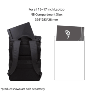 Asus BP4701 ROG BACKPACK/15_17 | Asus BP4701 | Notebook carrying backpack | Fits up to size 17 " | Backpack | Black - Image 9