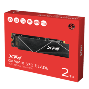 ADATA | XPG Gammix S70 BLADE | 2000 GB | SSD form factor M.2 2280 | Solid-state drive interface  PCIe Gen4x4 | Read speed 7400 MB/s | Write speed 6400 MB/s - Image 5