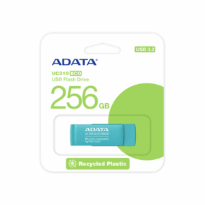 ADATA | USB Flash Drive | UC310 ECO | 256 GB | USB 3.2 Gen1 | Green - Image 3