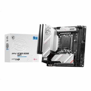 MSI | MPG B760I EDGE WIFI | Processor family Intel | Processor socket LGA1700 | DDR5 DIMM | Memory slots 2 | Supported hard disk drive interfaces SATA, M.2 | Number of SATA connectors 4 | Chipset Intel B760 | Mini-ITX - Image 8