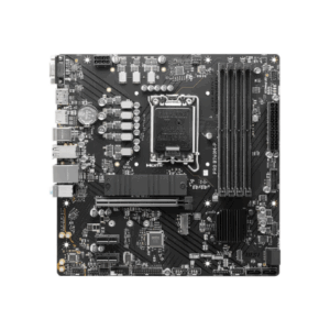 Mainboard|MSI|Intel B760 Express|LGA1700|Micro-ATX|Memory DDR5|Memory slots 4|2xPCI-Express 1x|1xPCI-Express 16x|2xM.2|1x15pin D-sub|1xHDMI|1xDisplayPort|4xUSB 2.0|1xUSB 3.2|1xUSB-C|2xPS/2|1xRJ45|3xAudio port|PROB760M-P - Image 7