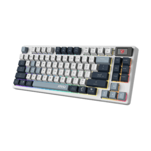 MSI FORGE GK600 TKL WIRELESS SKY | Žaidimų klaviatūra | Wireless | US | Bluetooth | 2.4 GHz, Bluetooth, USB 2.0 | Mechanical Linear - Image 3