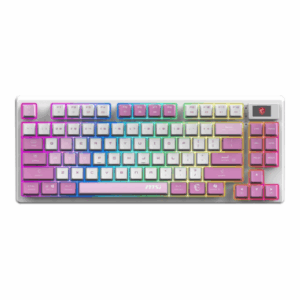 MSI FORGE GK600 TKL WIRELESS VIOLET | Žaidimų klaviatūra | Wireless | US | 2.4 GHz Wireless, Bluetooth, USB 2.0 | Mechanical Linear - Image 5