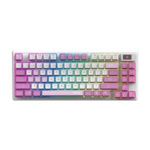 MSI FORGE GK600 TKL WIRELESS VIOLET | Žaidimų klaviatūra | Wireless | US | 2.4 GHz Wireless, Bluetooth, USB 2.0 | Mechanical Linear - Image 7