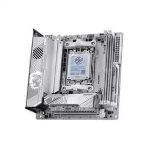 MSI MPG X870I EDGE TI EVO WIFI | Processor family AMD | Processor socket AM5 | DDR5 | Supported hard disk drive interfaces SATA, M.2 | Number of SATA connectors 2 - Image 2