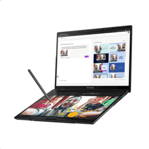Asus | Zenbook Duo UX8406CA-PZ009W | Basalt Gray | 14 | OLED | Touchscreen | 3K | 2880 x 1800 pixels | Glossy | Intel Core Ultra 9 | 285H | 32 GB | LPDDR5X | Solid-state drive capacity 2000 GB | Intel Graphics | Windows 11 Home | 802.11be | Bluetooth version 5.4 | Keyboard language US international | Keyboard backlit - Image 7