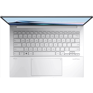 Asus | Zenbook 14 UX3405CA-QL219W | Foggy Silver | 14 " | OLED | Touchscreen | WUXGA | 1920 x 1200 pixels | 60 Hz | Glossy | Intel Core Ultra 5 | 225H | 16 GB | LPDDR5X | Solid-state drive capacity 512 GB | Intel Graphics | Windows 11 Home | 802.11be | Bluetooth version 5.4 | Klaviatūra language US international | Klaviatūra backlit | Warranty 24 month(s) | Battery warranty 12 month(s) - Image 3