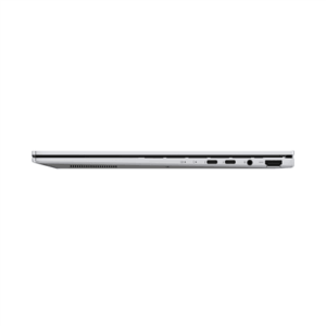 Asus | Zenbook 14 UX3405CA-QL219W | Foggy Silver | 14 " | OLED | Touchscreen | WUXGA | 1920 x 1200 pixels | 60 Hz | Glossy | Intel Core Ultra 5 | 225H | 16 GB | LPDDR5X | Solid-state drive capacity 512 GB | Intel Graphics | Windows 11 Home | 802.11be | Bluetooth version 5.4 | Klaviatūra language US international | Klaviatūra backlit | Warranty 24 month(s) | Battery warranty 12 month(s) - Image 8