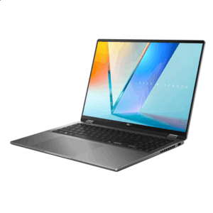 Asus Vivobook 16 Flip TP3607SA-RJ033W | Matte Gray | 16  | OLED | Touchscreen | 3K | 120 Hz | 2880 x 1800 pixels | Glossy | Intel Core Ultra 7 | 256V | 16 GB | LPDDR5X | Solid-state drive capacity 1000 GB | Intel Graphics | Windows 11 Home | 802.11be | Bluetooth version 5.4 | Klaviatūra language US international | Klaviatūra backlit | Warranty 24 month(s) - Image 2