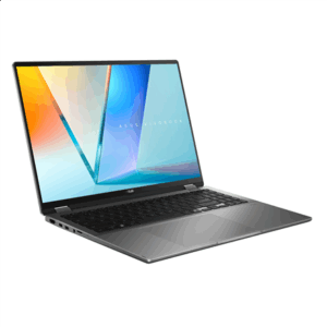 Asus Vivobook 16 Flip TP3607SA-RJ033W | Matte Gray | 16  | OLED | Touchscreen | 3K | 120 Hz | 2880 x 1800 pixels | Glossy | Intel Core Ultra 7 | 256V | 16 GB | LPDDR5X | Solid-state drive capacity 1000 GB | Intel Graphics | Windows 11 Home | 802.11be | Bluetooth version 5.4 | Klaviatūra language US international | Klaviatūra backlit | Warranty 24 month(s) - Image 3
