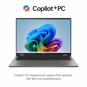 Asus Vivobook 16 Flip TP3607SA-RJ033W | Matte Gray | 16  | OLED | Touchscreen | 3K | 120 Hz | 2880 x 1800 pixels | Glossy | Intel Core Ultra 7 | 256V | 16 GB | LPDDR5X | Solid-state drive capacity 1000 GB | Intel Graphics | Windows 11 Home | 802.11be | Bluetooth version 5.4 | Klaviatūra language US international | Klaviatūra backlit | Warranty 24 month(s) - Image 4