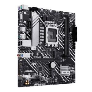 Asus PRIME H610M-A R2.0 | Processor family Intel | Processor socket LGA1700 | Supported hard disk drive interfaces M.2, SATA | Number of SATA connectors 4 - Image 2