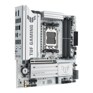 Asus TUF GAMING B850M-PLUS WIFI7 W | Processor family AMD | Processor socket AM5 | DDR5 | Supported hard disk drive interfaces SATA, M.2 | Number of SATA connectors 4 - Image 2