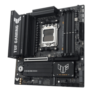Asus TUF GAMING B850M-PLUS II | Processor family AMD | Processor socket AM5 | DDR5 | Supported hard disk drive interfaces SATA, M.2 | Number of SATA connectors 4 - Image 3
