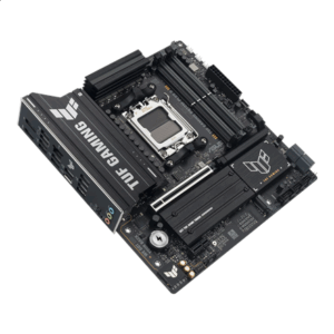 Asus TUF GAMING B850M-PLUS II | Processor family AMD | Processor socket AM5 | DDR5 | Supported hard disk drive interfaces SATA, M.2 | Number of SATA connectors 4 - Image 4