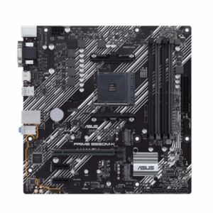 Mainboard|ASUS|AMD B550|SAM4|MicroATX|2xPCI-Express 3.0 1x|2xM.2|1xPCI-Express 4.0 16x|Memory DDR4|Memory slots 4|1x15pin D-sub|1xDVI|1xHDMI|6xUSB 3.2|1xPS/2|1xRJ45|3xAudio port|PRIMEB550M-K - Image 2