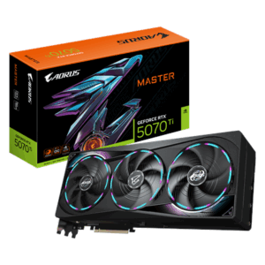 Graphics Card|GIGABYTE|NVIDIA GeForce RTX 5070 Ti|16 GB|GDDR7|256 bit|PCIE 5.0 16x|GPU 2670 MHz|Dual Slot Fansink|1xHDMI|3xDisplayPort|GV-N507TAORUSM-16GD - Image 2