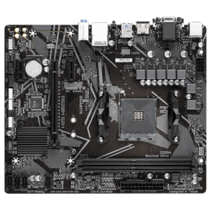 Mainboard|GIGABYTE|AMD A520|SAM4|Micro-ATX|Memory DDR4|Memory slots 2|2xPCI-Express 3.0 1x|1xPCI-Express 3.0 16x|1xM.2|1x15pin D-sub|1xDVI-D|1xHDMI|2xAV-In|1xAV-out|2xUSB 2.0|4xUSB 3.2|1xPS/2|1xRJ45|A520MS2H1.3 - Image 3