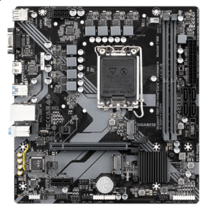 Mainboard|GIGABYTE|Intel B760 Express|LGA1700|Micro-ATX|Memory DDR4|Memory slots 2|1xPCI-Express 3.0 1x|1xPCI-Express 4.0 16x|2xM.2|1x15pin D-sub|1xHDMI|1xAudio-In|1xAudio-Out|1xMicrophone|2xUSB 2.0|4xUSB 3.2|1xRJ45|B760MHDDR4 - Image 2