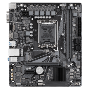 Mainboard|GIGABYTE|Intel H610|LGA1700|Micro-ATX|Memory DDR4|Memory slots 2|1xPCI-Express 3.0 1x|1xPCI-Express 4.0 16x|1xM.2|1x15pin D-sub|1xHDMI|4xUSB 2.0|2xUSB 3.2|1xPS/2|1xRJ45|3xAudio port|H610MHV3DDR4 - Image 3