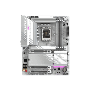 Gigabyte Z890 A ELITE WF7 ICE | Processor family Intel | Processor socket LGA1851 | DDR5 | Supported hard disk drive interfaces SATA, M.2 | Number of SATA connectors 4 - Image 2