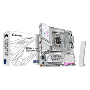 Gigabyte Z890M A ELITE WF7 ICE | Processor family Intel | Processor socket LGA1851 | DDR5 | Supported hard disk drive interfaces SATA, M.2 | Number of SATA connectors 4 - Image 3