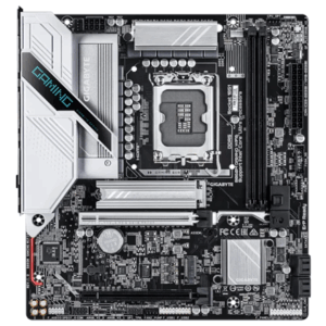 Gigabyte B860M GAMING WIFI6 | Processor family Intel | Processor socket LGA1851 | DDR5 | Supported hard disk drive interfaces M.2, SATA | Number of SATA connectors 4 - Image 2