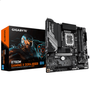 Mainboard|GIGABYTE|Intel B760|LGA 1700|micro ATX|RAM DDR4-SDRAM|4xSlots|2xNumber of M.2 (M) slots|B760MGXDDR4GEN5 - Image 2