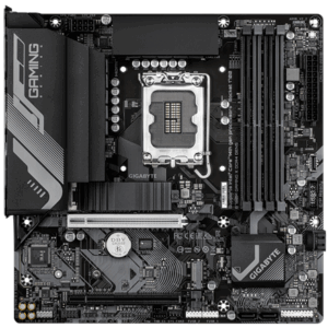 Mainboard|GIGABYTE|Intel B760|LGA 1700|micro ATX|RAM DDR4-SDRAM|4xSlots|2xNumber of M.2 (M) slots|B760MGXDDR4GEN5 - Image 3