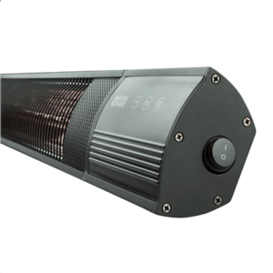 TunaBone | Electric Wall mounted Infrared Patio Heater | TB2580W-01 | Patio heater | 2500 W | Number of power levels 3 | Suitable for rooms up to 25 m² | Black | IP55 - Image 5