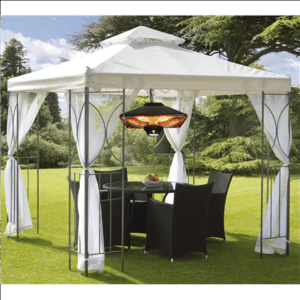 TunaBone Electric Ceiling Patio Heater | TB2088-01 | Patio heater | 2000 W | Number of power levels 3 | Black | IP24 - Image 3