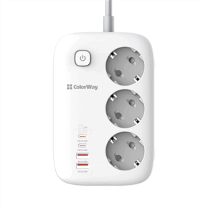 ColorWay Power Socket | CW-CHE34PDW - Image 3