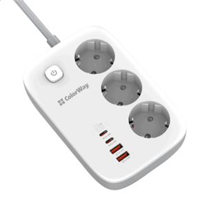 ColorWay Power Socket | CW-CHE34PDW - Image 6