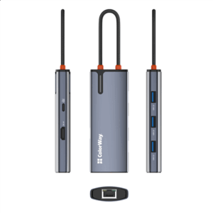 ColorWay 6-in-1 Docking Station | CW-HUB02 | 100 W - Image 7
