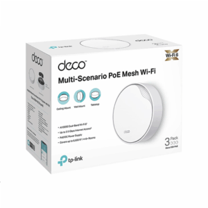Wireless Router|TP-LINK|Wireless Router|3-pack|2900 Mbps|Mesh|Wi-Fi 6|3x10/100/1000M|Number of antennas 2|DECOX50(3-PACK) - Image 9