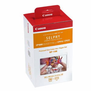 Canon Color Ink/Paper Set for SELPHY CP1300 Printer | RP-108 - Image 2