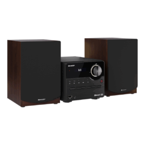 Sharp XL-B512(BR) Hi-Fi Micro System, CD/FM/USB/Bluetooth v5.0, 45W, Brown | Sharp | Hi-Fi Micro System | XL-B512(BR) | Brown | USB port | AUX in | Bluetooth | CD player | FM radio | Wireless connection - Image 9