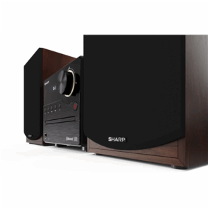 Sharp XL-B512(BR) Hi-Fi Micro System, CD/FM/USB/Bluetooth v5.0, 45W, Brown | Sharp | Hi-Fi Micro System | XL-B512(BR) | Brown | USB port | AUX in | Bluetooth | CD player | FM radio | Wireless connection - Image 4