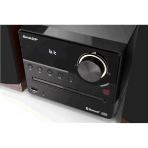 Sharp XL-B512(BR) Hi-Fi Micro System, CD/FM/USB/Bluetooth v5.0, 45W, Brown | Sharp | Hi-Fi Micro System | XL-B512(BR) | Brown | USB port | AUX in | Bluetooth | CD player | FM radio | Wireless connection - Image 5