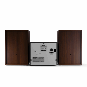 Sharp XL-B512(BR) Hi-Fi Micro System, CD/FM/USB/Bluetooth v5.0, 45W, Brown | Sharp | Hi-Fi Micro System | XL-B512(BR) | Brown | USB port | AUX in | Bluetooth | CD player | FM radio | Wireless connection - Image 6
