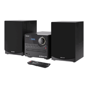 Sharp XL-B517D(BK) Hi-Fi Micro System, CD/FM/USB/Bluetooth v5.0, Aux-in, 45W, Black | Sharp | Hi-Fi Micro System | XL-B517D(BK) | Black | USB port | AUX in | Bluetooth | CD player | FM radio | Wireless connection - Image 9