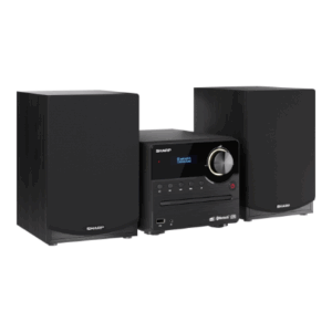 Sharp XL-B517D(BK) Hi-Fi Micro System, CD/FM/USB/Bluetooth v5.0, Aux-in, 45W, Black | Sharp | Hi-Fi Micro System | XL-B517D(BK) | Black | USB port | AUX in | Bluetooth | CD player | FM radio | Wireless connection - Image 12