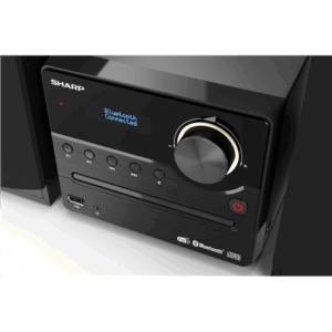 Sharp XL-B517D(BK) Hi-Fi Micro System, CD/FM/USB/Bluetooth v5.0, Aux-in, 45W, Black | Sharp | Hi-Fi Micro System | XL-B517D(BK) | Black | USB port | AUX in | Bluetooth | CD player | FM radio | Wireless connection - Image 5